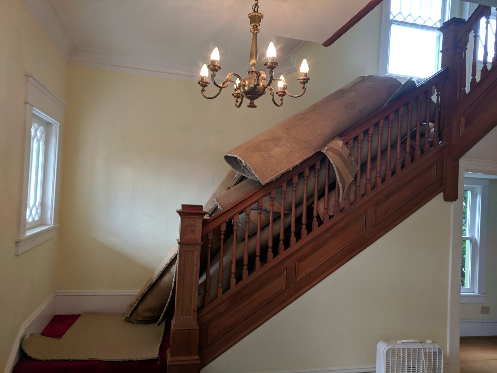Fools! You can never get upstairs again.