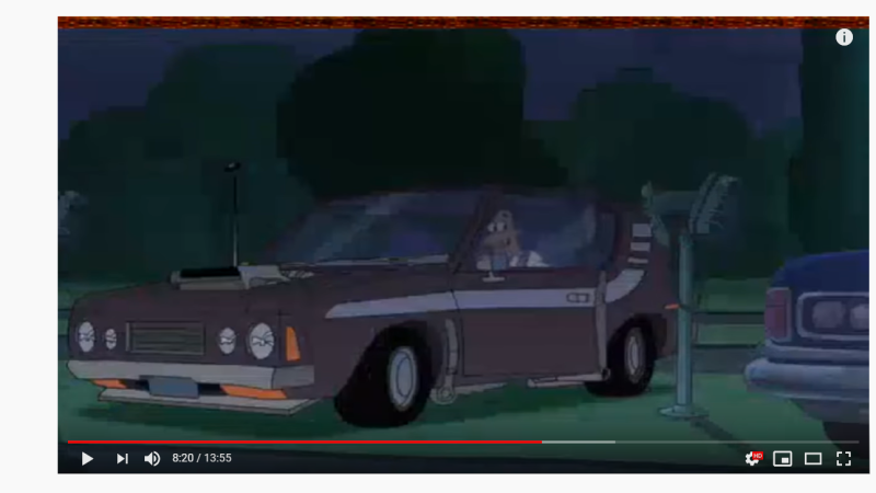 Illustration for article titled Doofenshmirtz apparently owned a modified AMC Gremlin Levis Edition