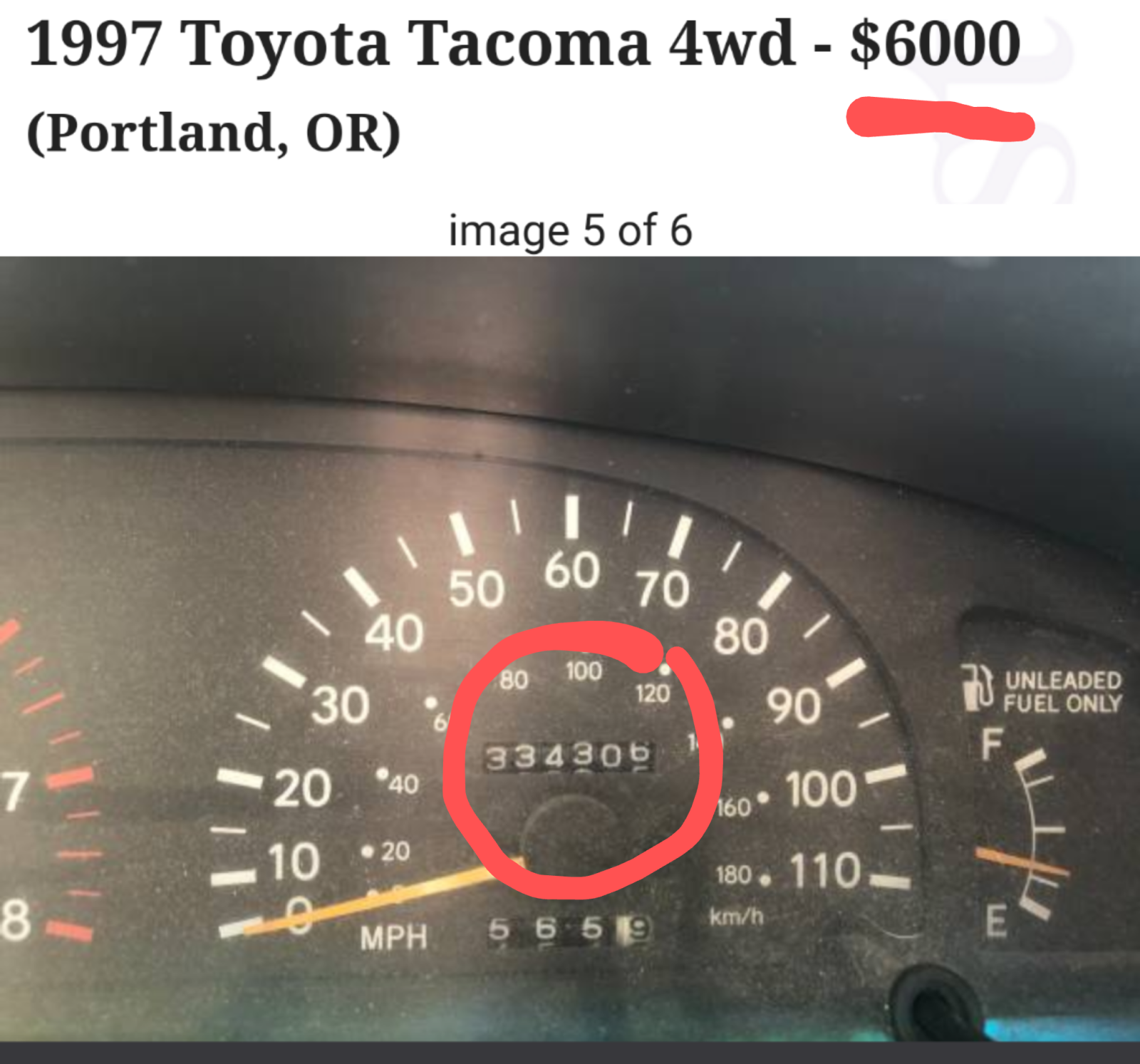 Illustration for article titled Everything wrong with used Tacomas in two photos.