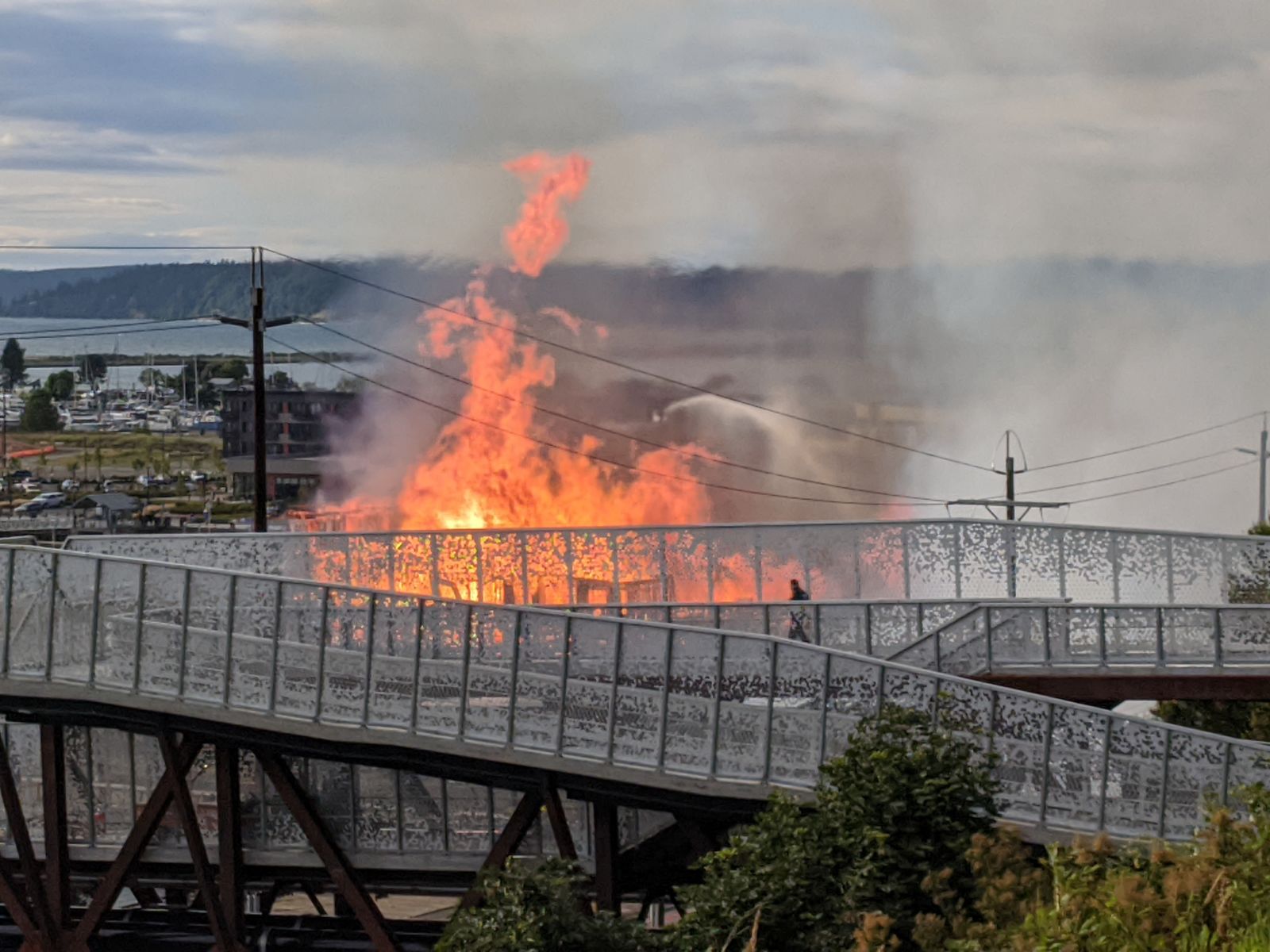 Illustration for article titled Everett fire photodump