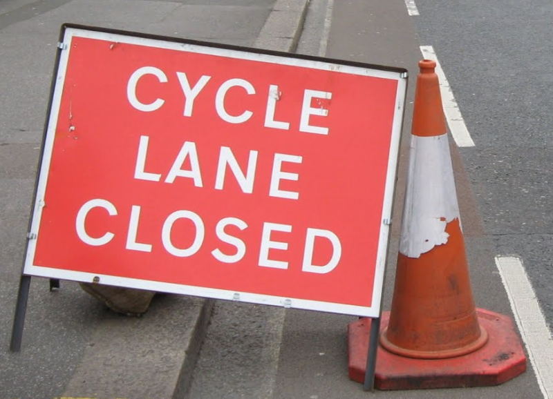 Illustration for article titled Cycle Lane Closed