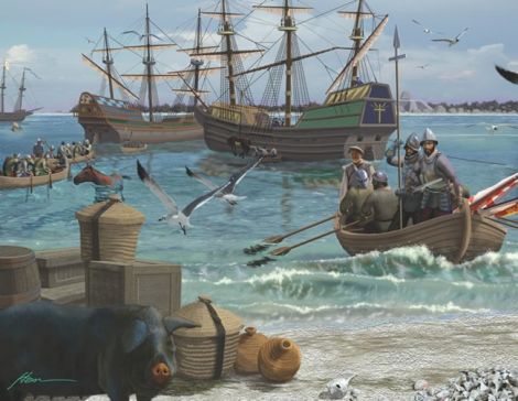 Illustration for article titled de Soto landing craft