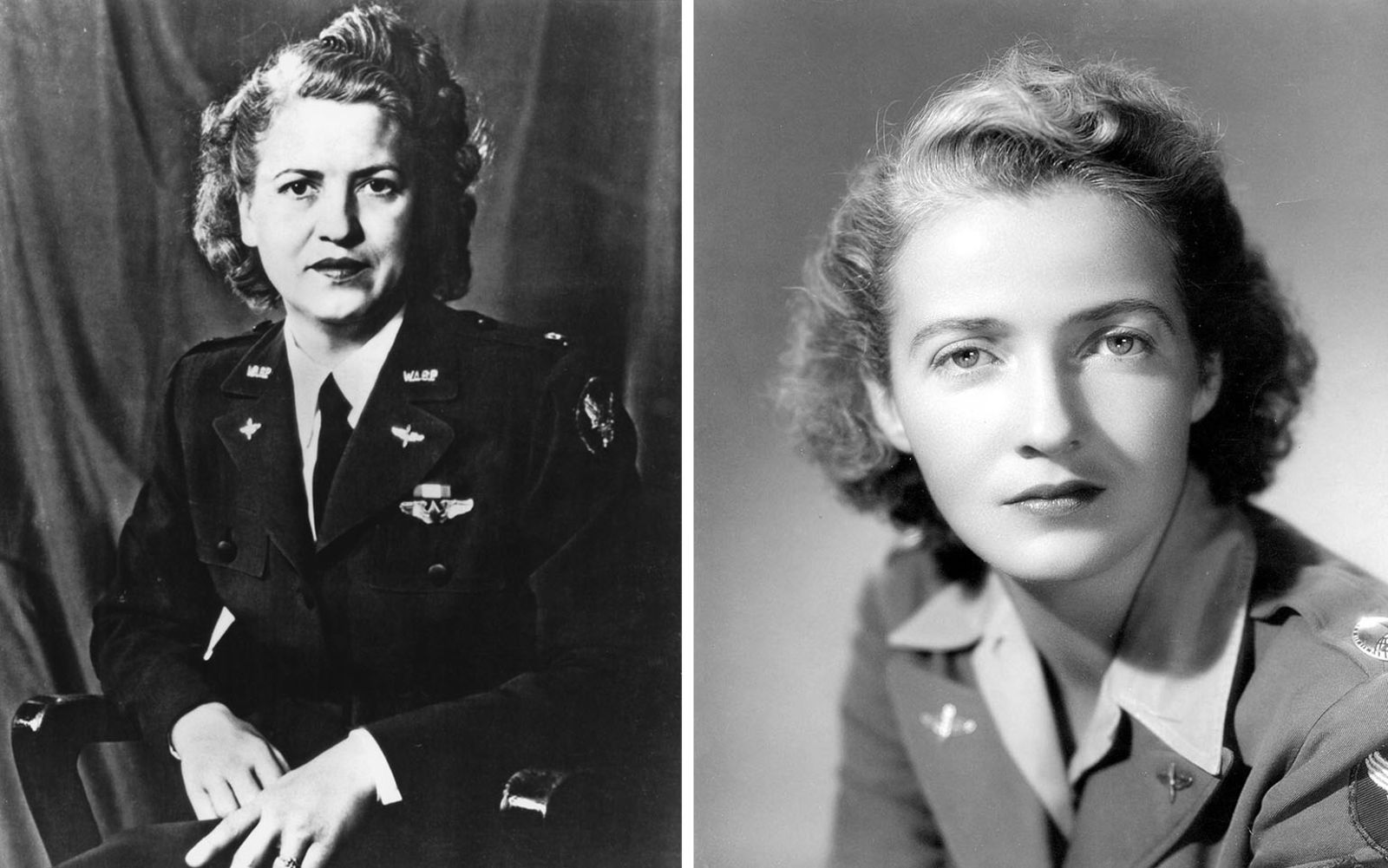Jackie Cochran and Nancy Harkness Love. (US Air Force)