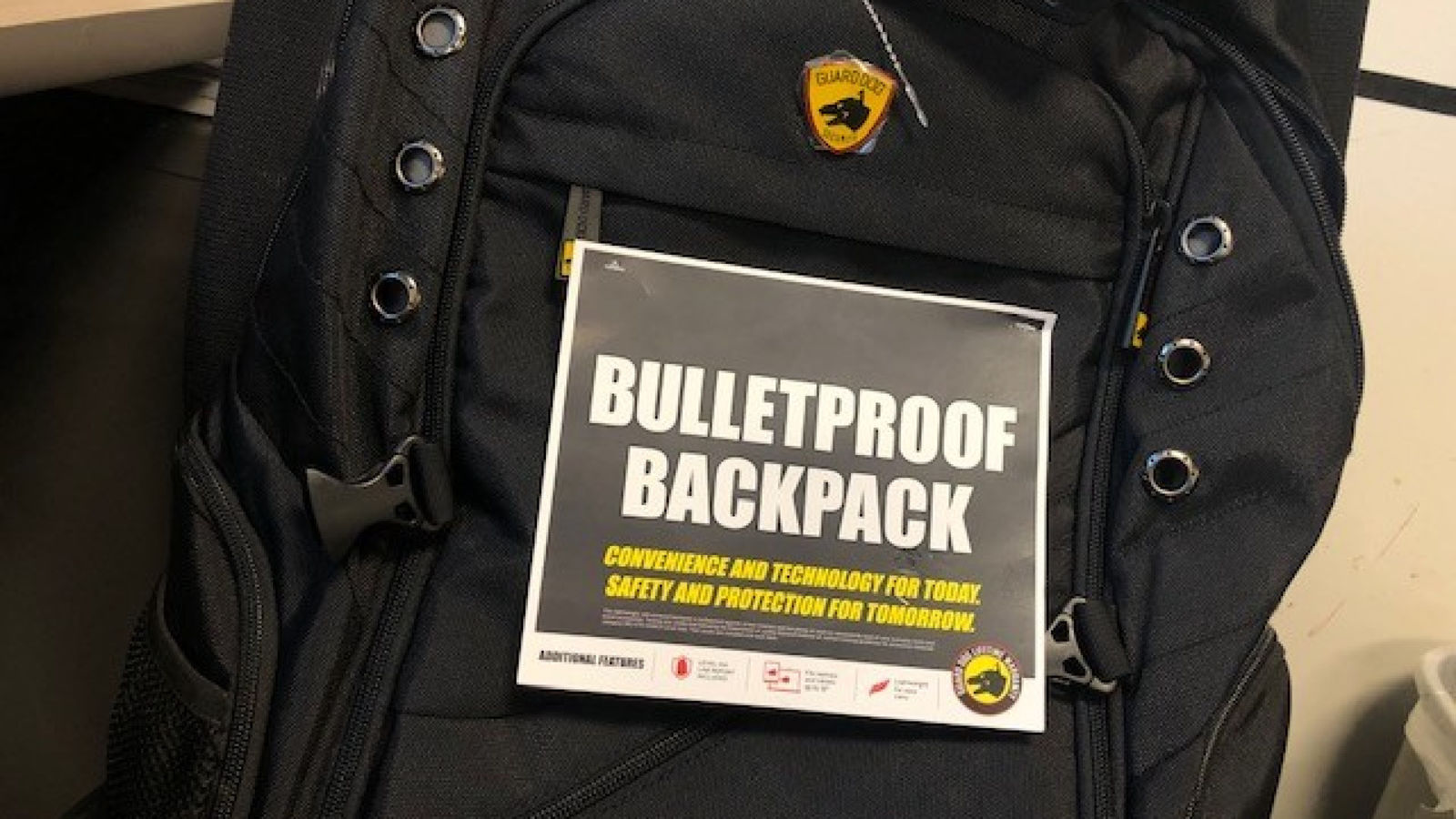 Illustration for article titled ‘Bulletproof’ backpack sales surge 300% after El Paso, Dayton shootings