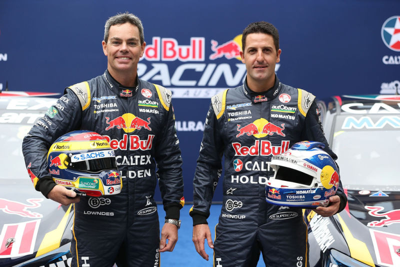 Australia Supercars: Craig Lowndes and Jamie Whincup (tied)