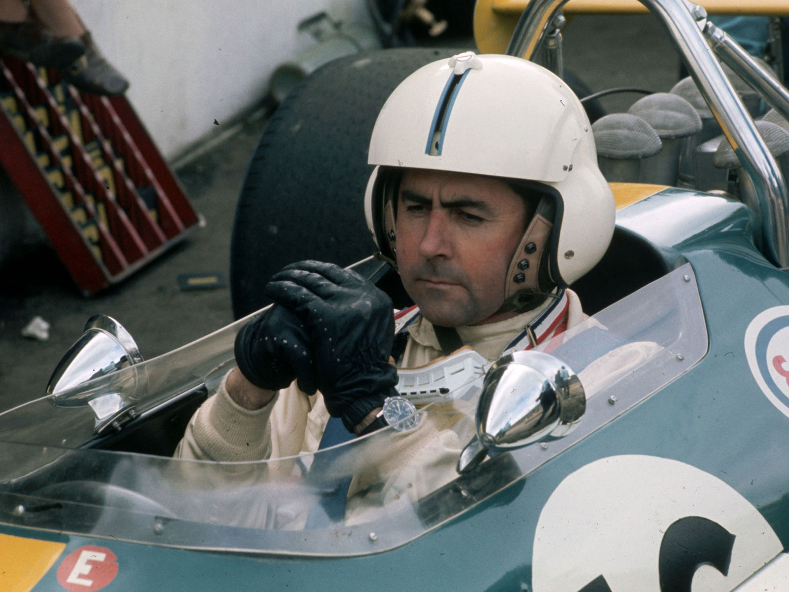Sir Jack Brabham, who became champion driving his own car