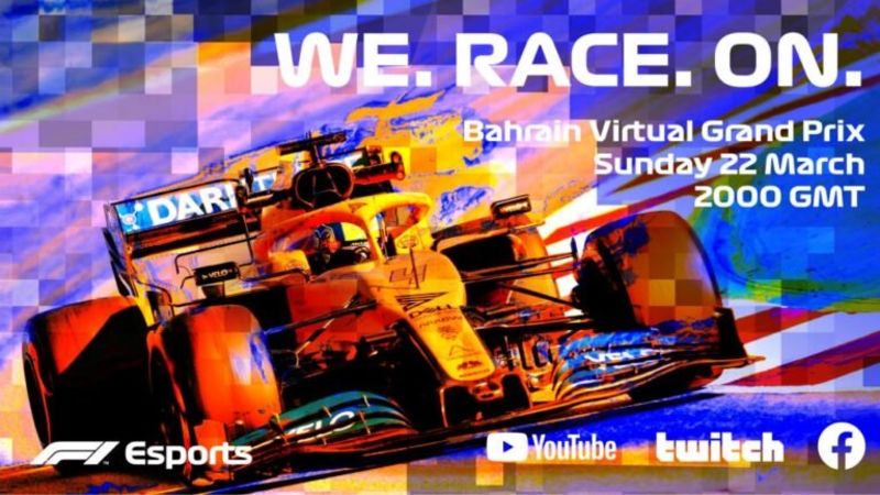 Illustration for article titled F1 announces their own substitute virtual season