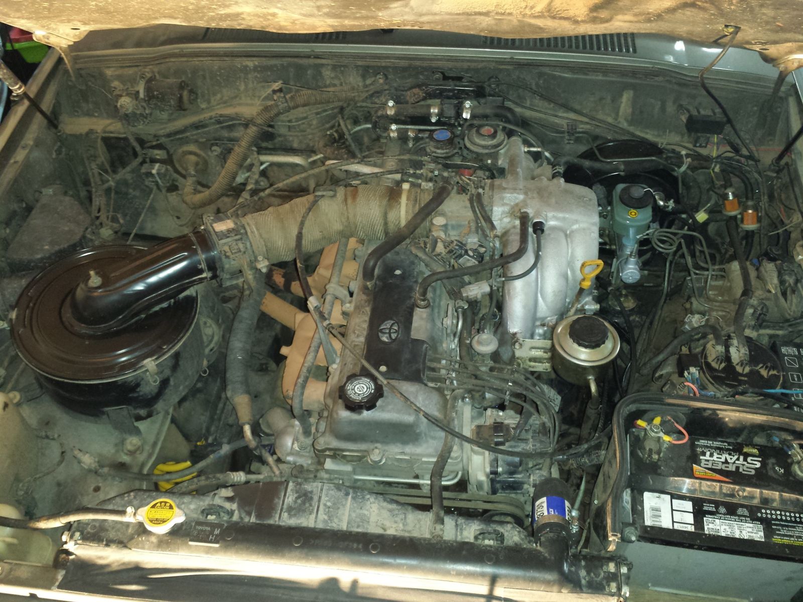 I even cleaned the engine bay.  Nothing would stop me this time!