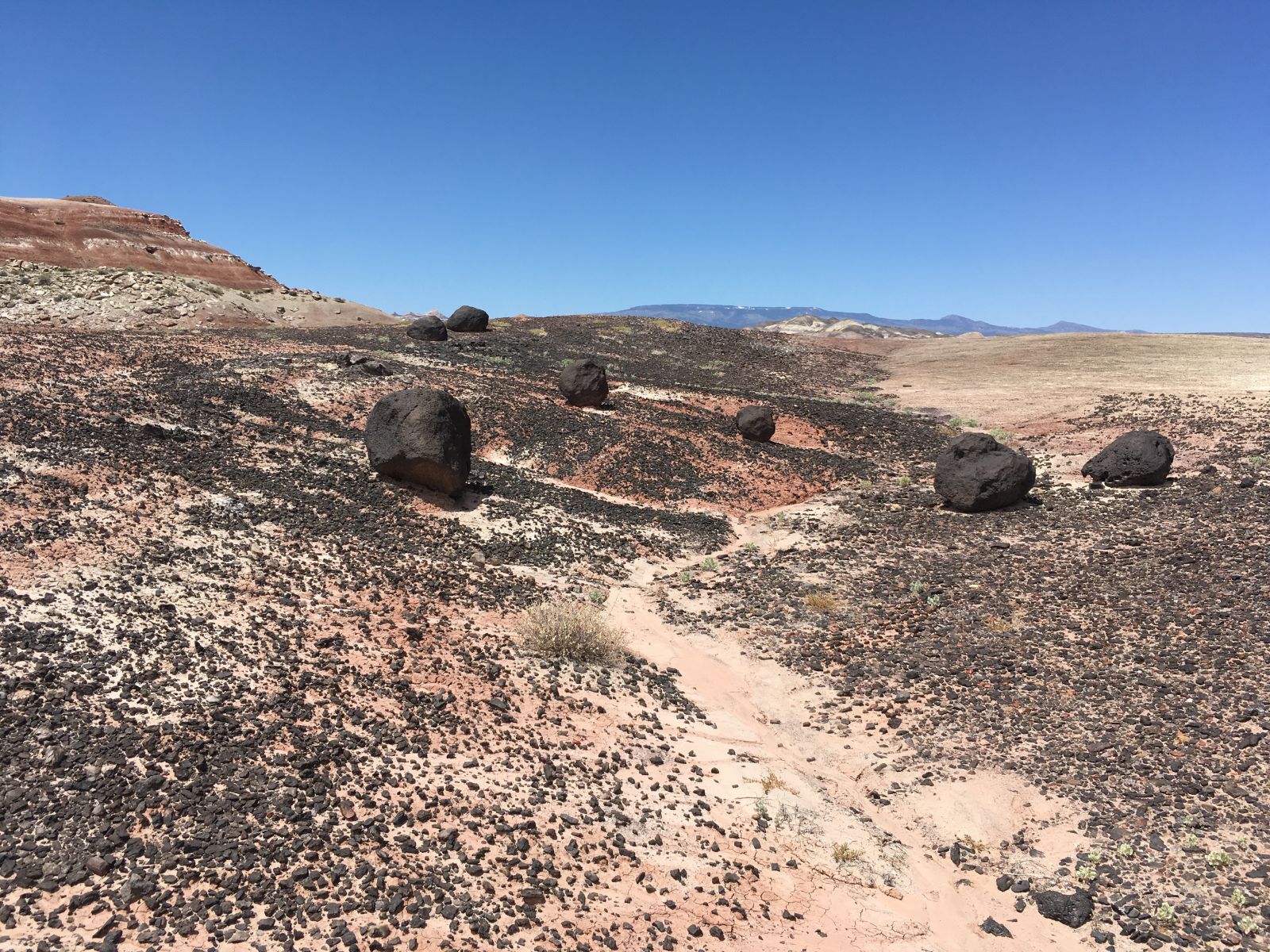 Erratic boulders - Cathedral Valley.