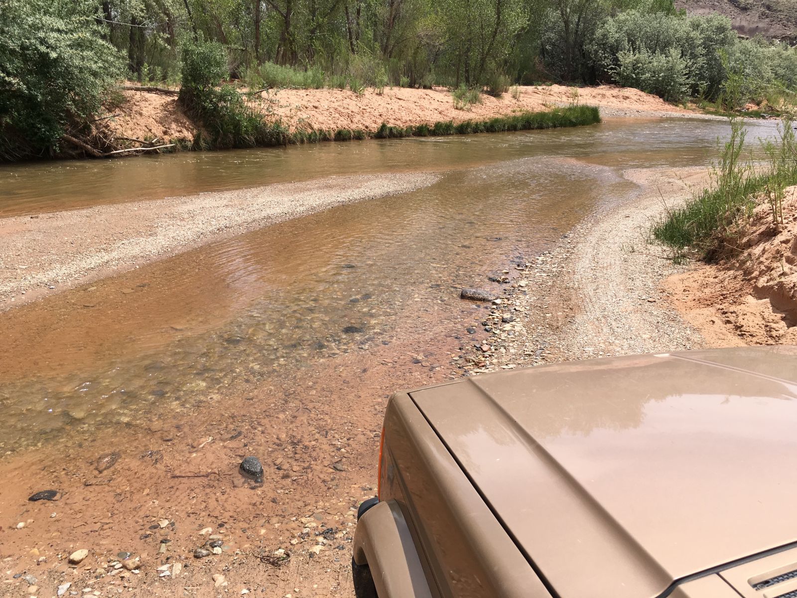 Fremont River ford - the entrance to Cathedral Valley.