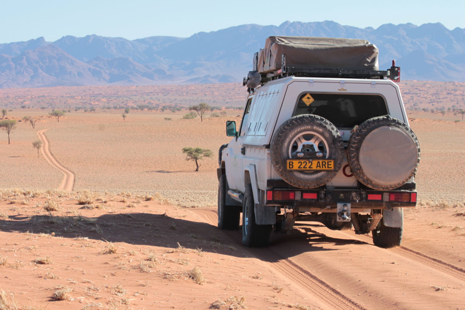 The Cruiser in its element. Namibia.