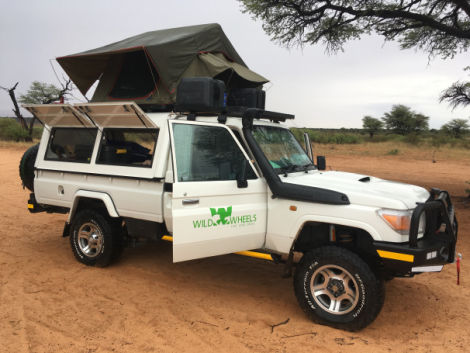 Swartpan Campsite #1, Kaa region of Kgalagadi Gemsbok Transfrontier Park, Botswana
