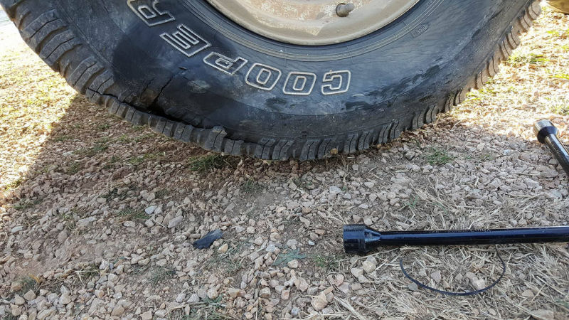 Someone lost a tire