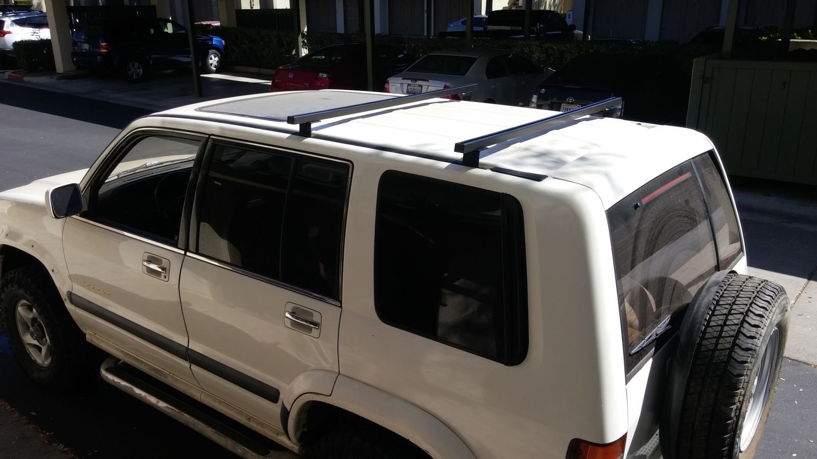 Finally got the right roof rack from a company called Surco. Recommended by forums.