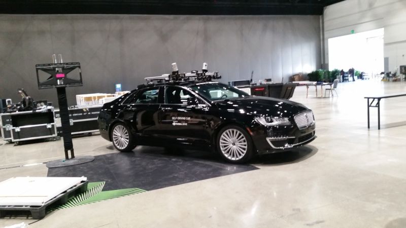 An autonomous test Lincoln we had at a show in San Jose the other day