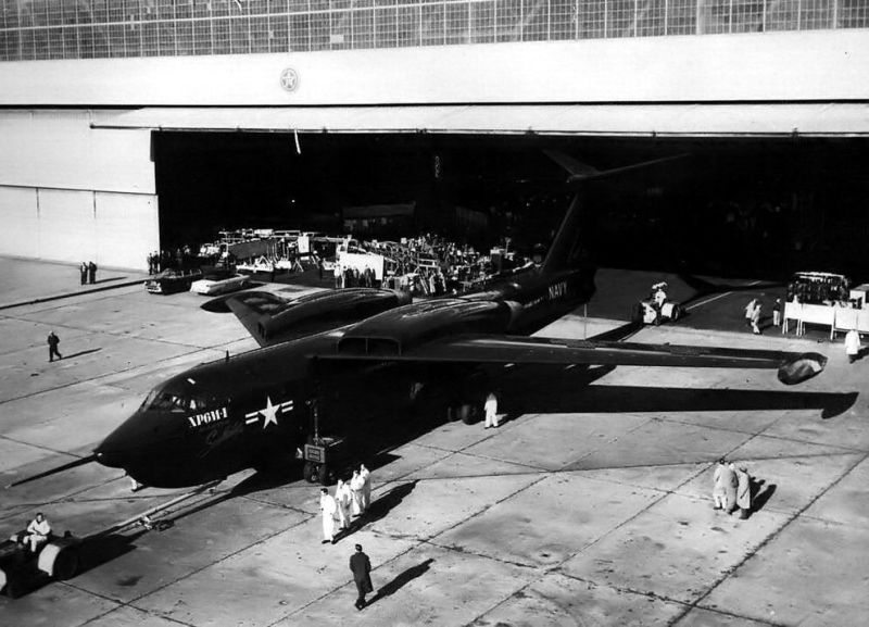 The first XP6M-1 being rolled out