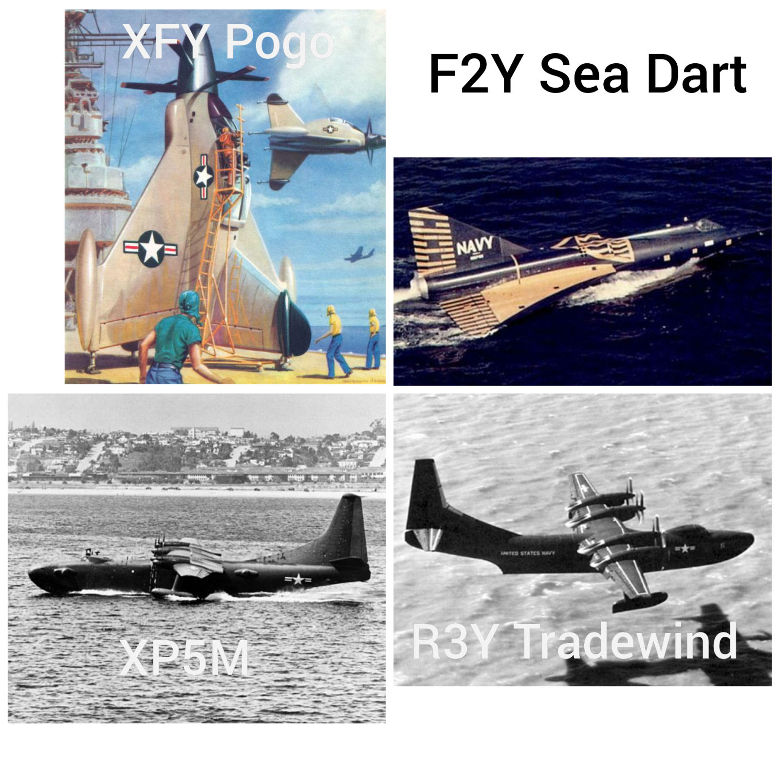 Composite photo of the other SSF aircraft