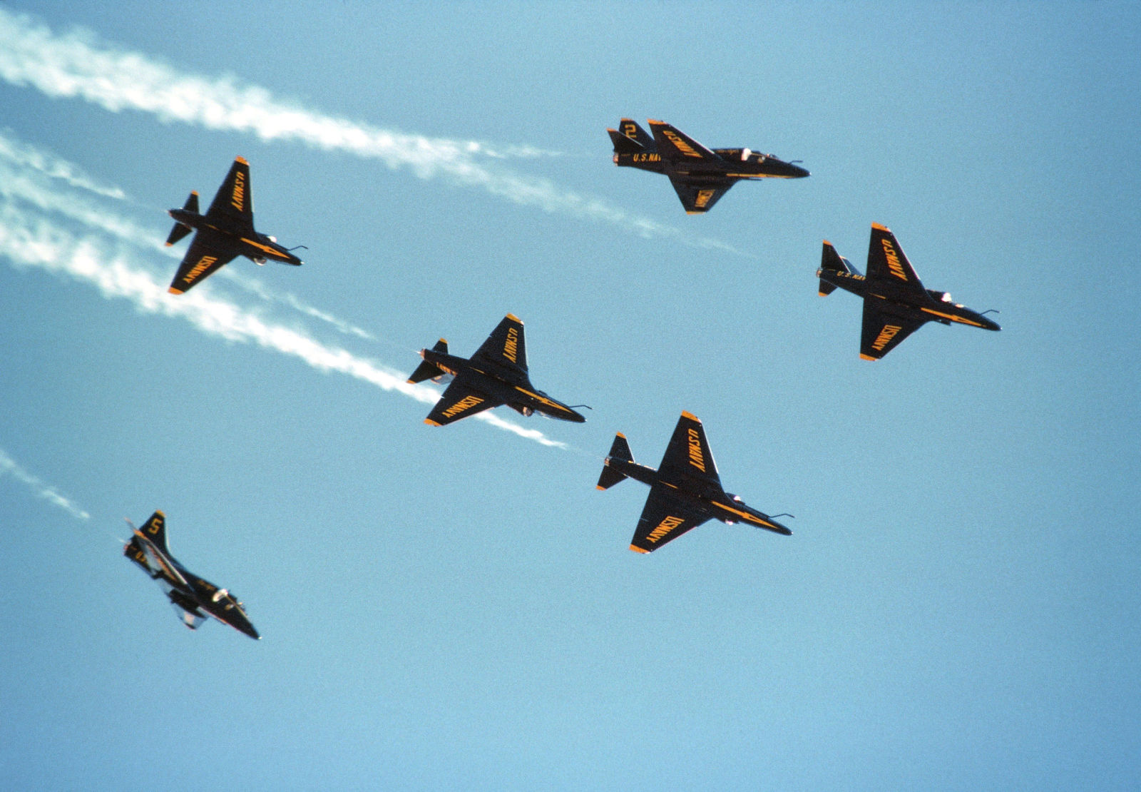 A-4F Skyhawks were part of the act from 1974-1986