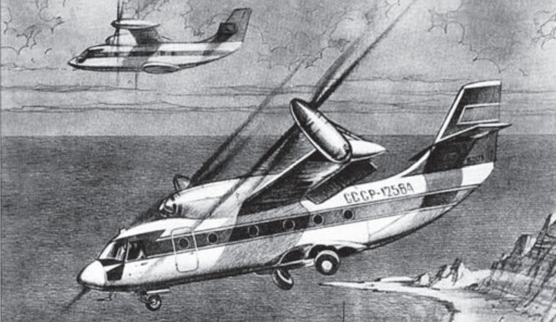 Two Mi-30 tiltrotor transports feature in this artist’s impression.