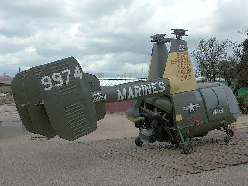 U.S. Marine Corps Kaman HOK-1 Huskie helicopter (BuNo 139974) at the Pima Air and Space Museum, Tucson, AZ