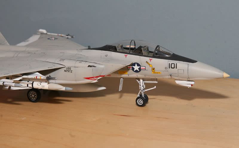 A speculative scale model showing an operational F-15N