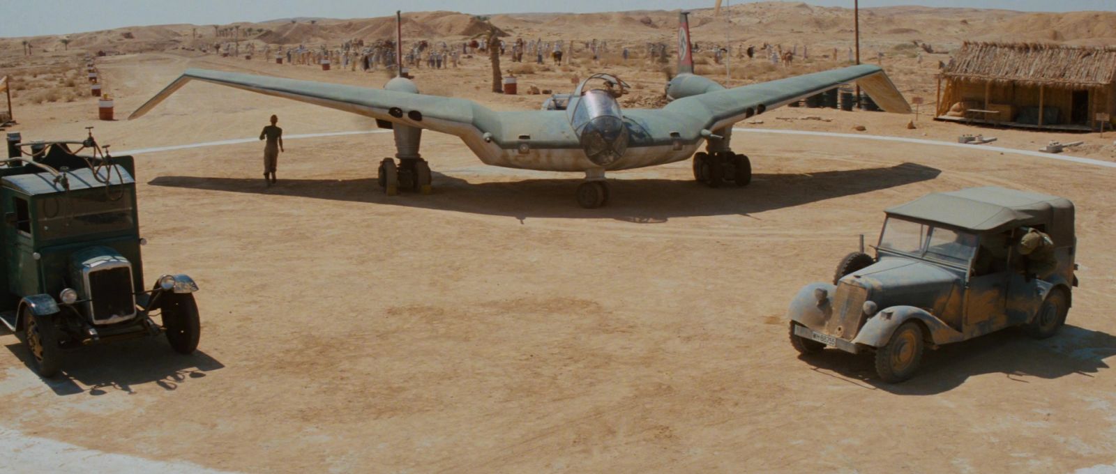 The BV-38 at a rump airstrip in Egypt. 