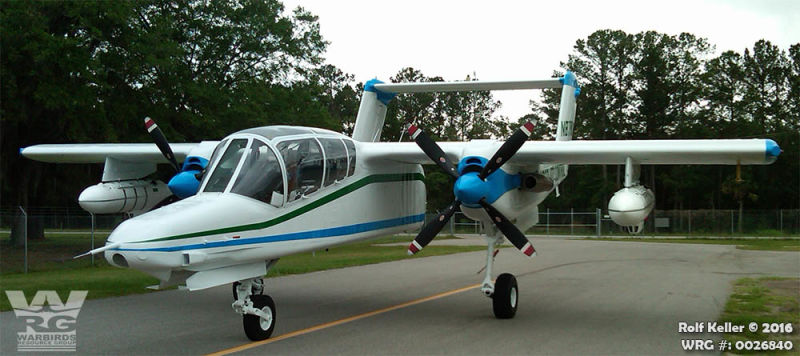 A modified OV-10D used by Beaufort County, SC for mosquito control