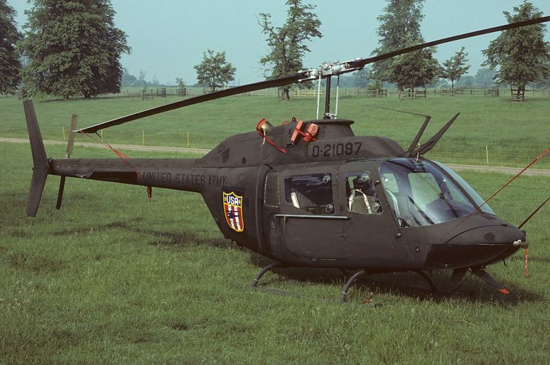 US Army OH-58C at the World Helicopter Championship in 1986