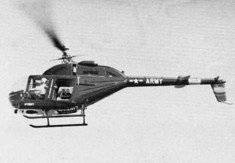 YHO-4 prototype in flight