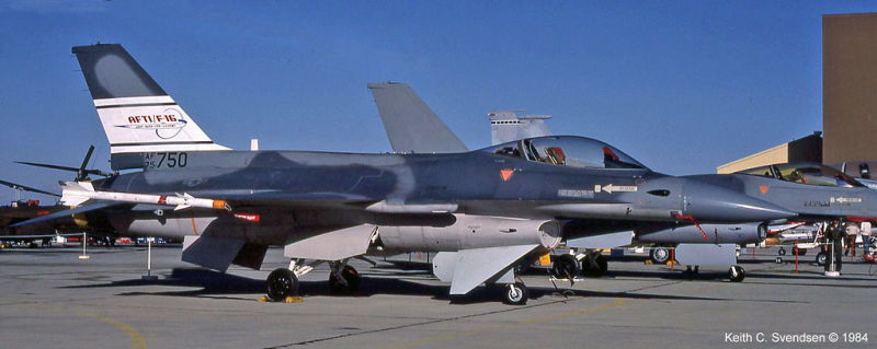 F-16 AFTI in October 1984