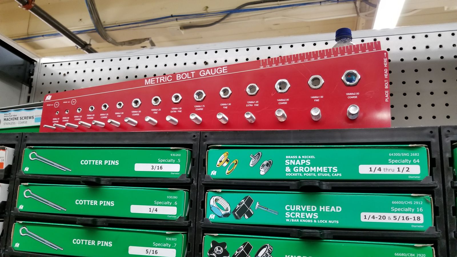 Saw this thread checker/gauge at homedepot and immediately ordered a better version for the shop. Little things like this will go a long way towards increasing efficiency 