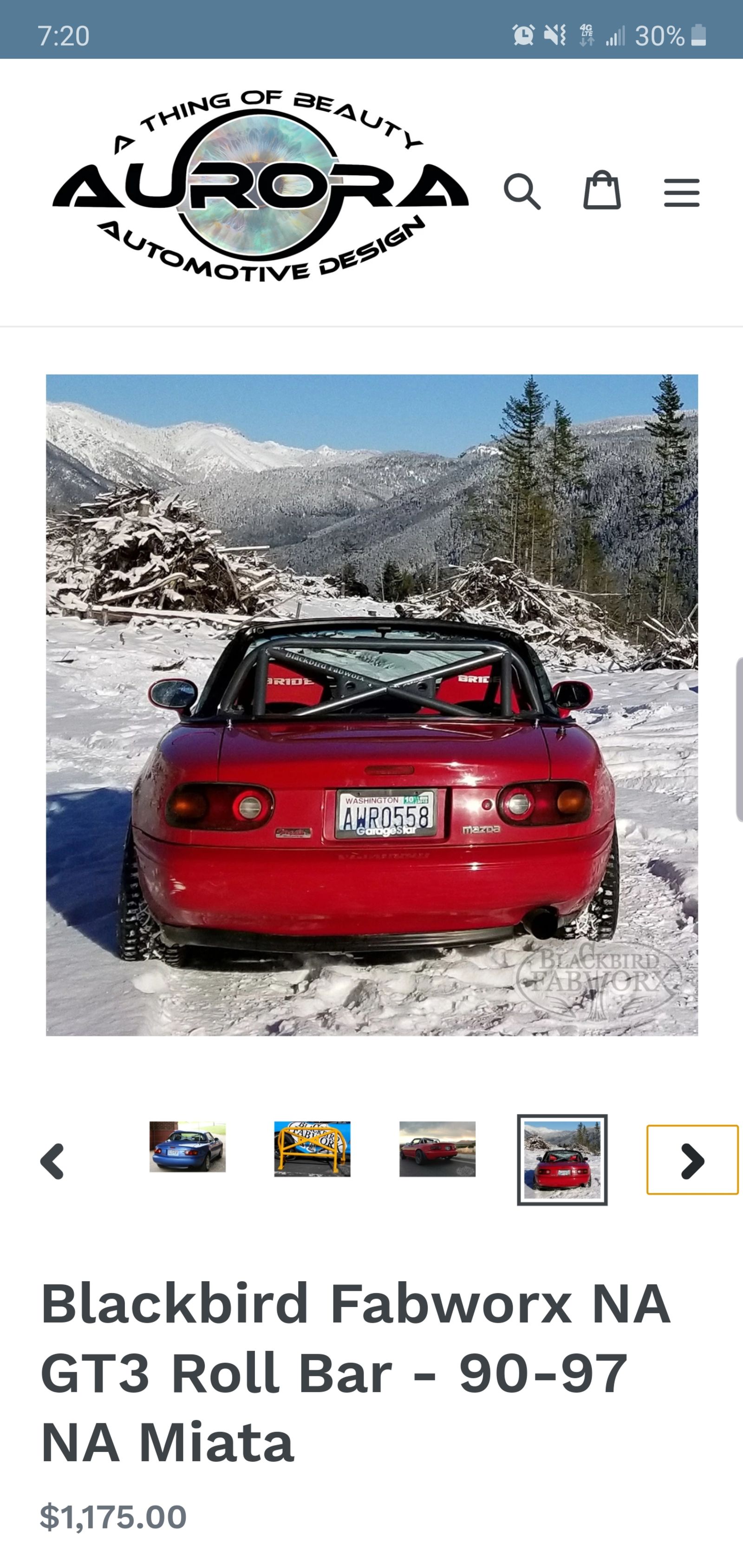 Illustration for article titled One of my favorite brands is using one of my favorite pictures of my Miata on their website *faints*