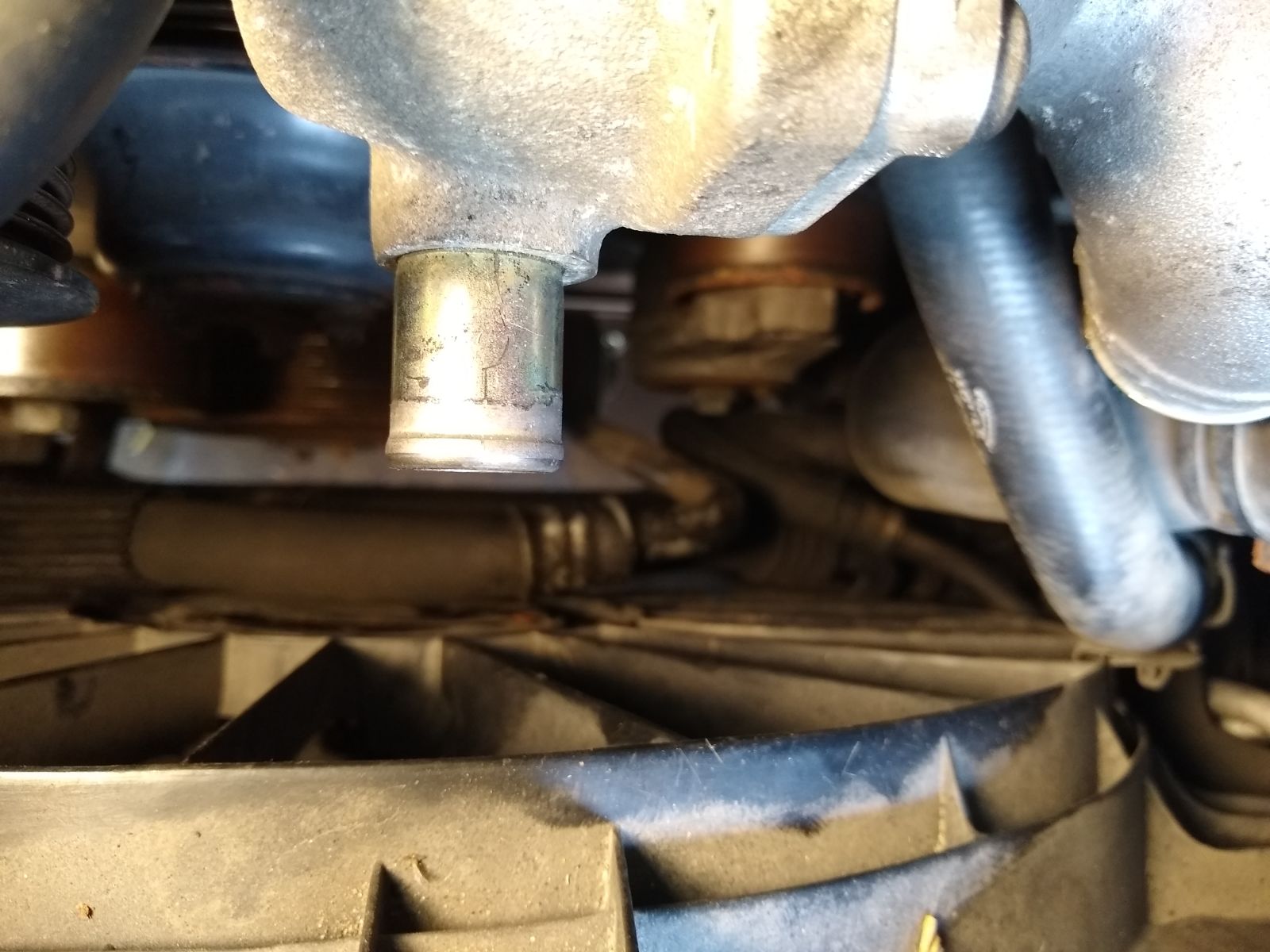 Or it might just be a slow coolant leak?
