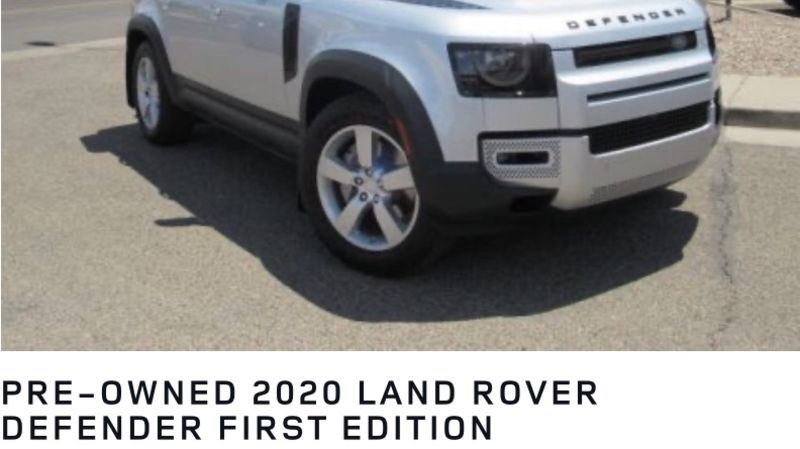 Illustration for article titled So My Local Land Rover Dealer Already Has A Used 2020 Defender