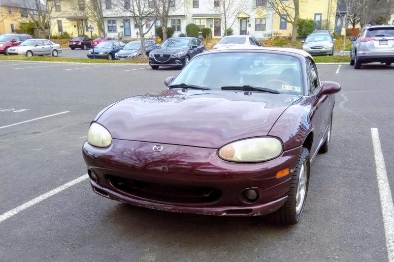 Miatas don’t always look happy, don’tcha know