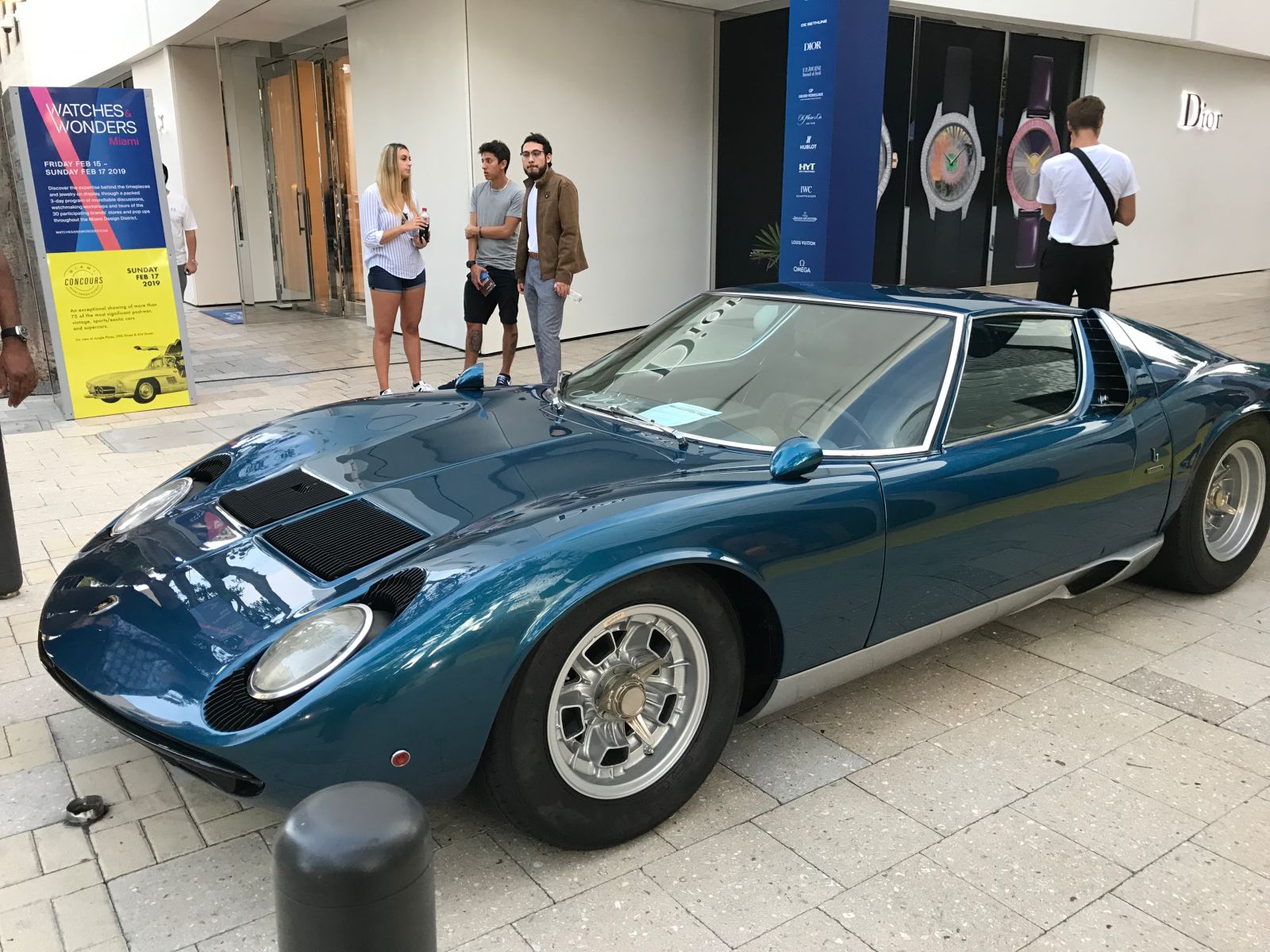 The impossibly beautiful (in that color!) and impossibly low Miura