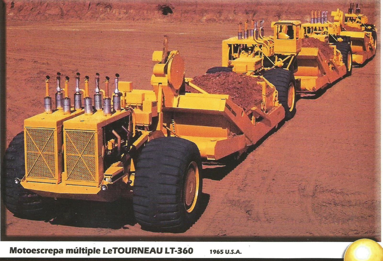 Illustration for article titled LeTourneau Lt-360: The largest self-loading scraper ever built.
