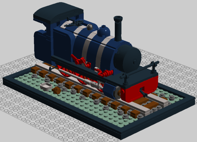 Actually, there are lots of little details on this train. It was really fun to make.