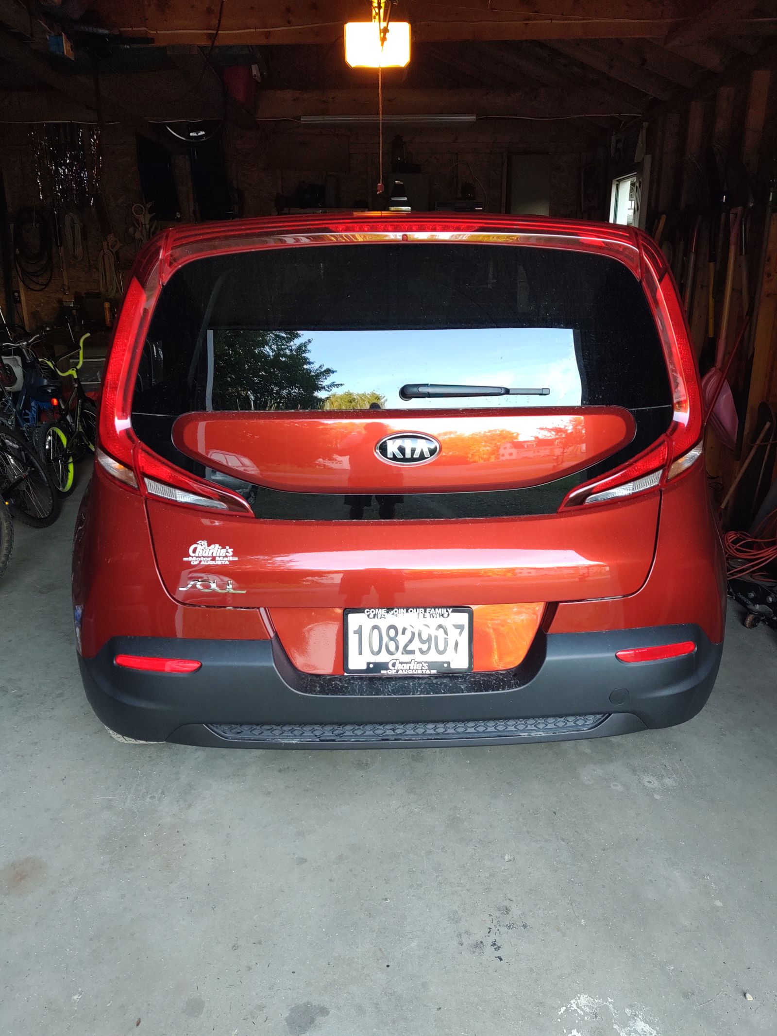 This weird brake light hoop made my wife not want this. It being cheaper than a 2019 and oh so smooth changed her mind