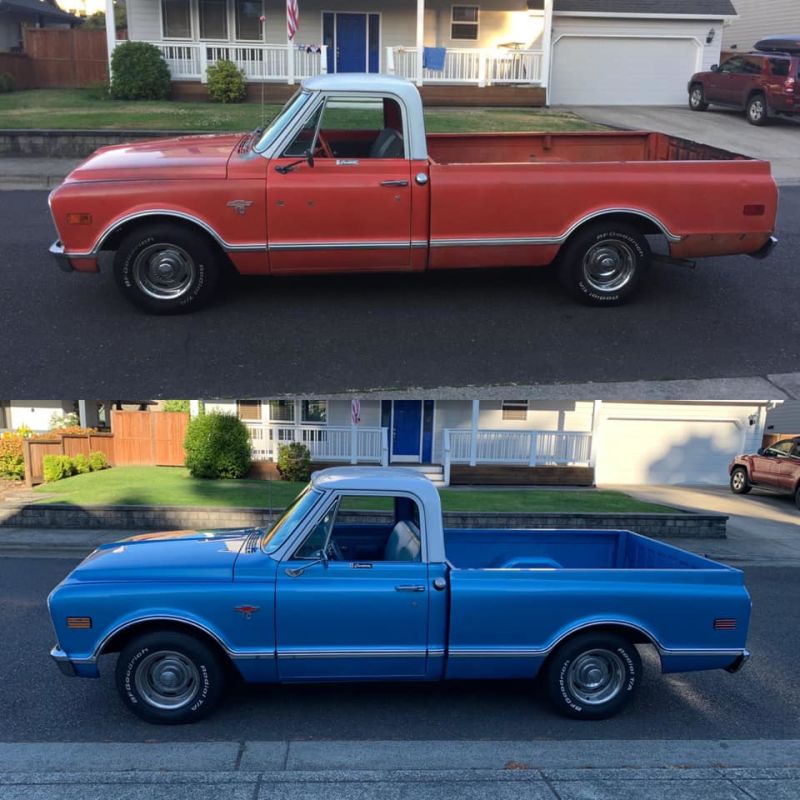 Illustration for article titled 1968 C10 Restoration - Before and After