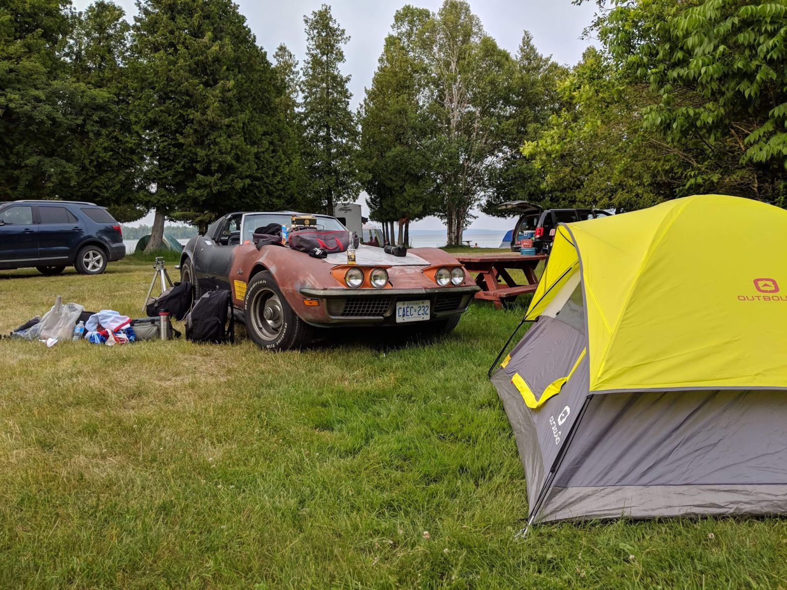 Illustration for article titled Corvette Camping round 2!