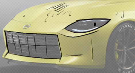 Illustration for article titled One of my friends drew this over the new Nissan Z