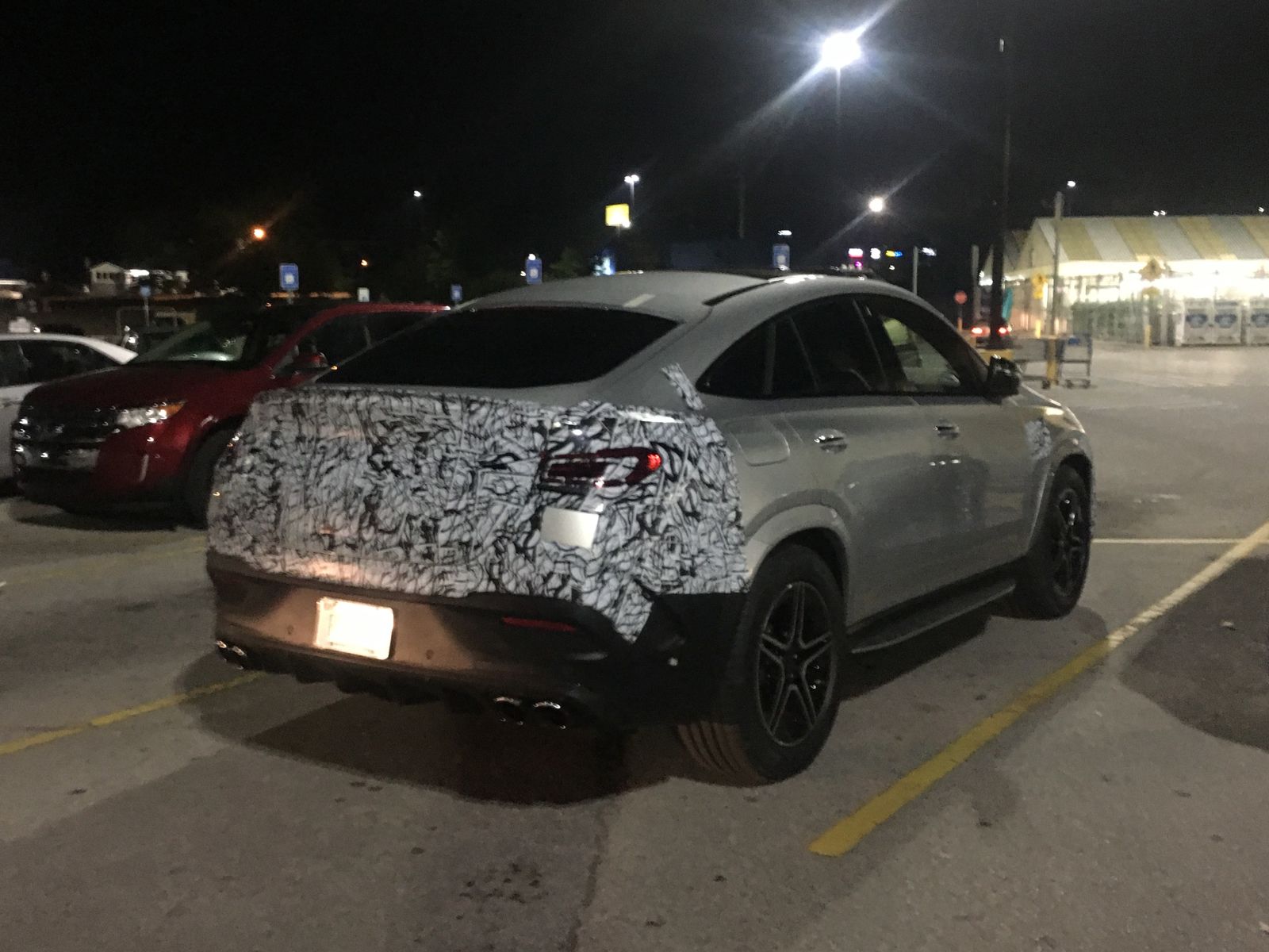 Illustration for article titled New GLE Coupe mule spotted