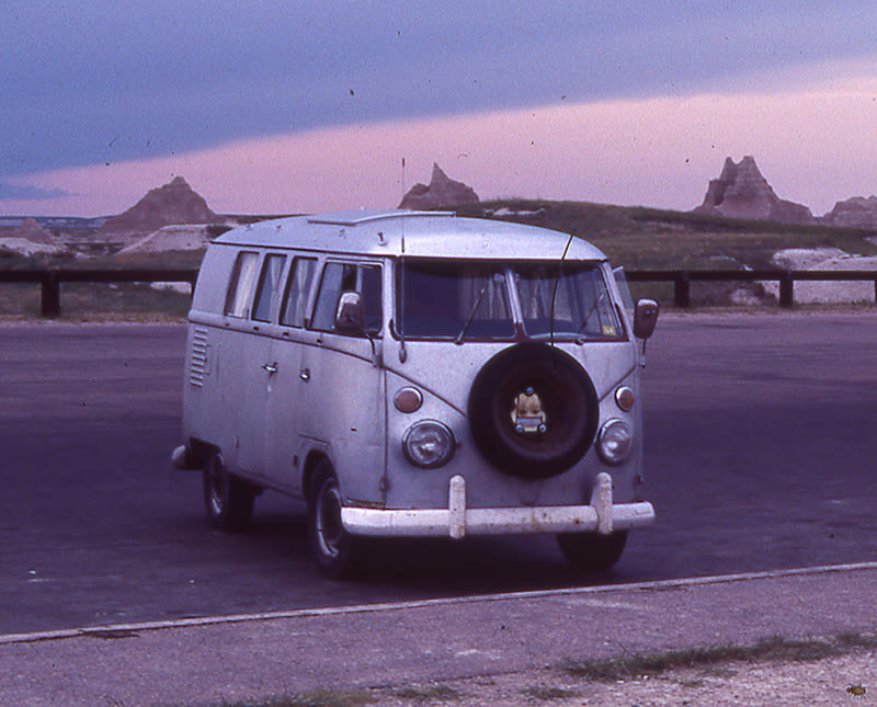 VW closeup at the Badlands.