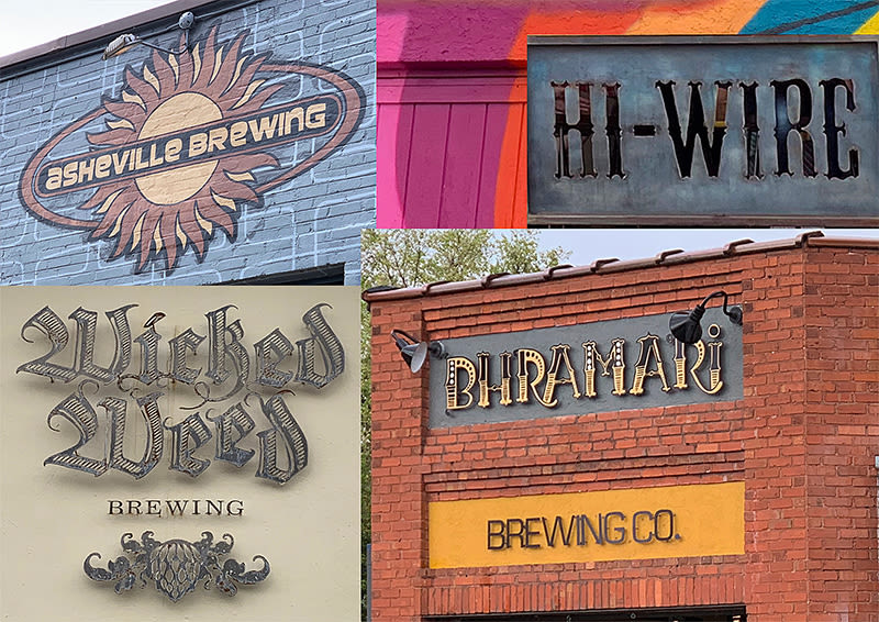 Asheville breweries.