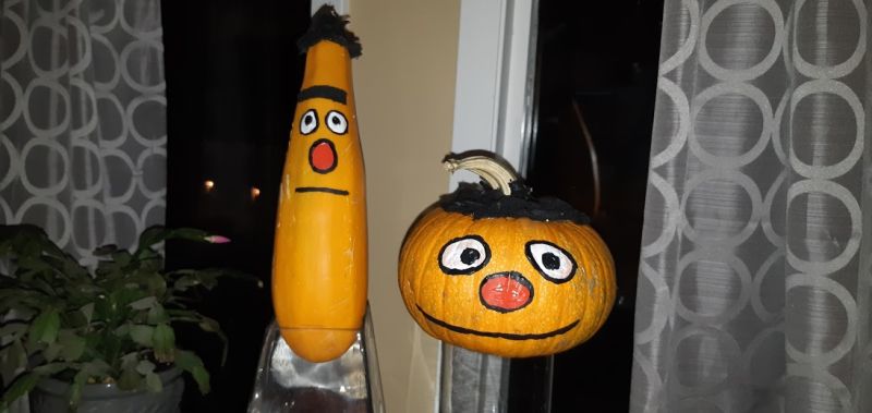 Illustration for article titled Bert and Ernie by Mrs. Doorhandle. Trumpkin is a work in progress.