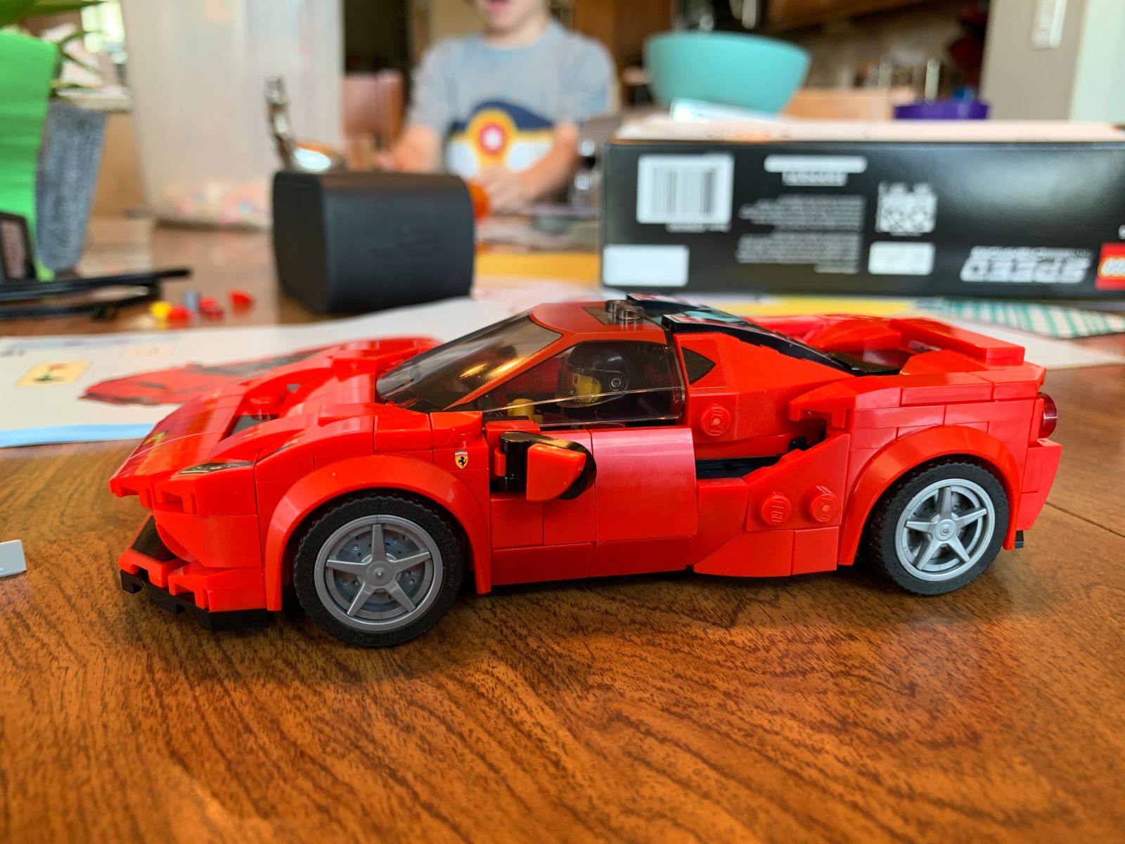 Illustration for article titled First LEGO Ferrari