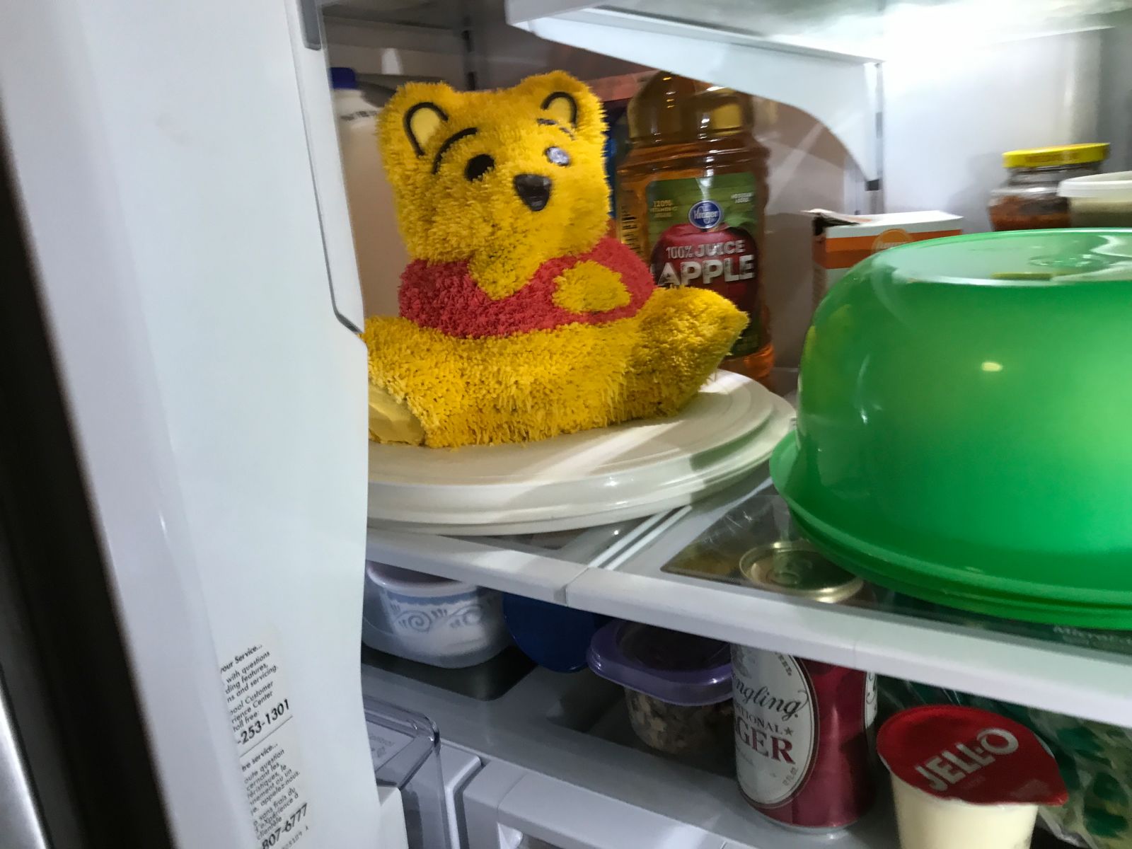 Illustration for article titled Pooh in the Fridge