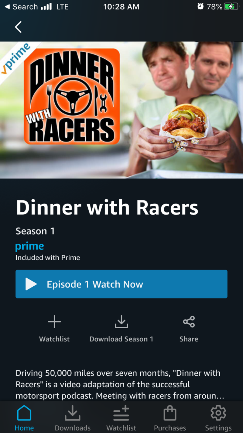 Illustration for article titled Dinner With Racers - The Podcast - The TV Show!