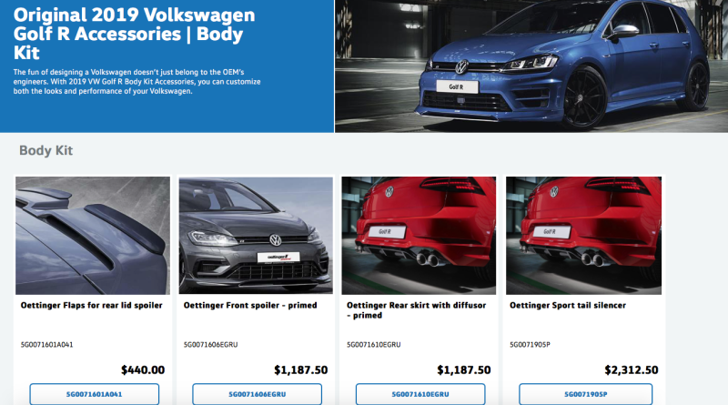Illustration for article titled Turns out you can order the Oettinger kit for the Golf R directly from VW Canada